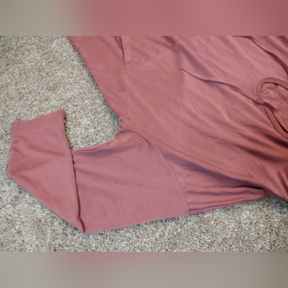 Fabletics Mauve Oversized Hooded Pullover 1X - Picture 4 of 9